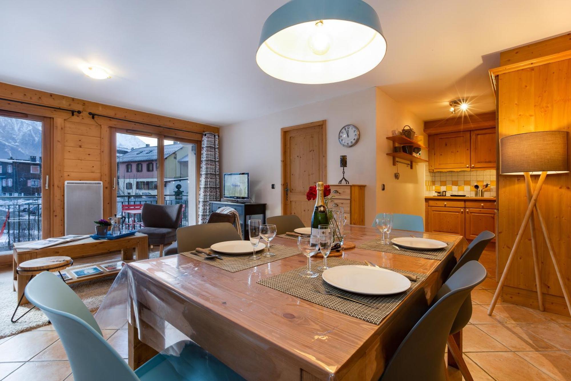 Appartement Belle Vue - Happy Rentals 霞慕尼 外观 照片