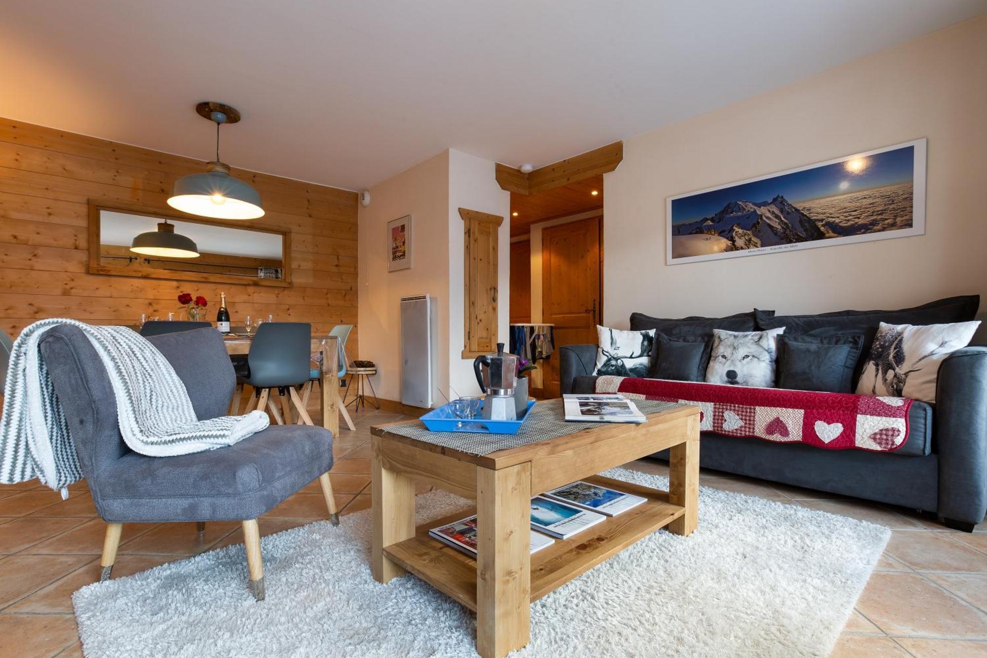 Appartement Belle Vue - Happy Rentals 霞慕尼 外观 照片