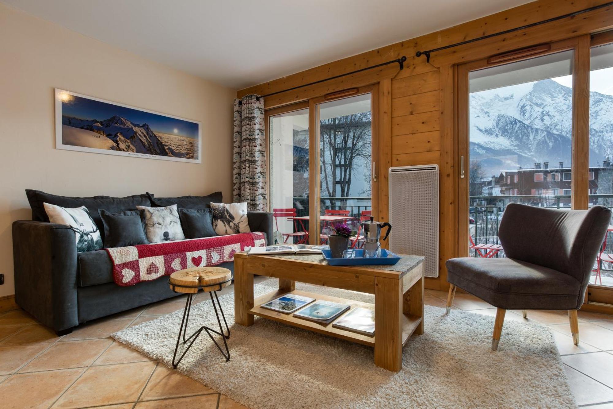 Appartement Belle Vue - Happy Rentals 霞慕尼 外观 照片
