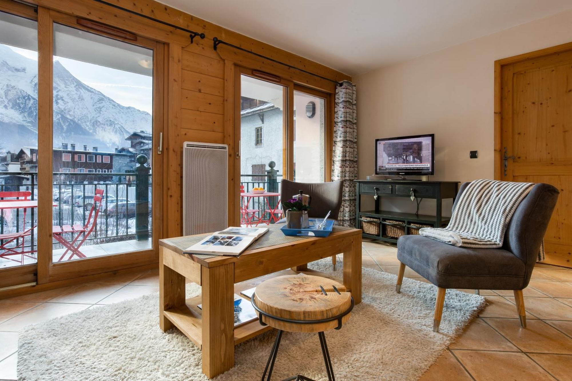 Appartement Belle Vue - Happy Rentals 霞慕尼 外观 照片