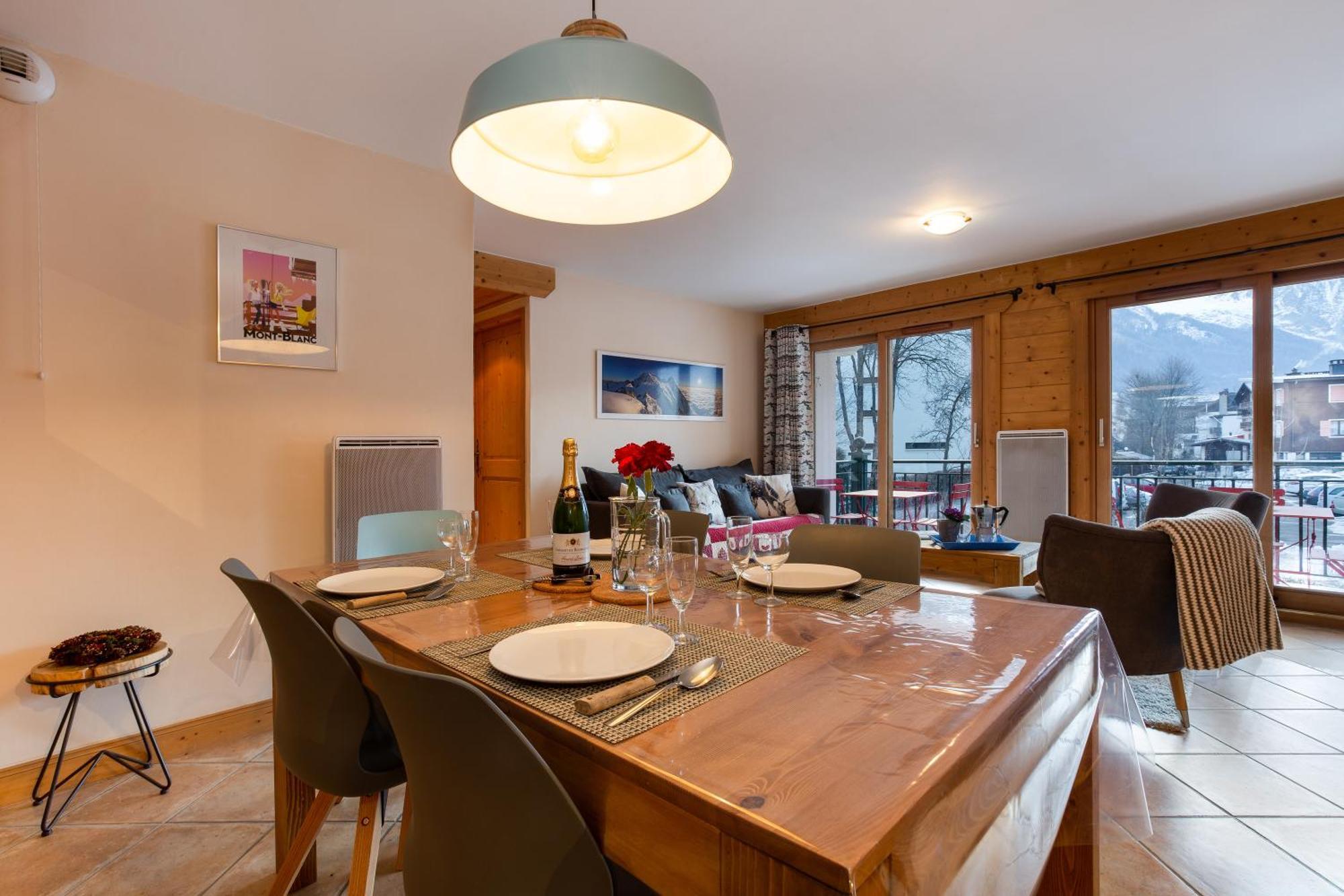 Appartement Belle Vue - Happy Rentals 霞慕尼 外观 照片